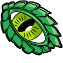 Green Dragon Eye Animated arrow cursor