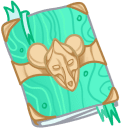 Green Potion Flask & Spell Book Animated hand cursor