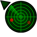 Green Radar Screen Animated arrow cursor