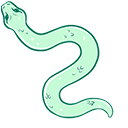 Green Snake Animated arrow cursor