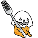 Gudetama Trick or Soy Sauce Animated arrow cursor