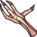 Halloween Chicken Foot & Eye Potion arrow cursor