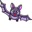 Halloween Cute Bat & Full Moon arrow cursor