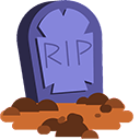 Halloween Hand From the Grave Animated arrow cursor