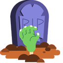 Halloween Hand From the Grave Animated hand cursor