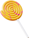 Halloween Lollipop Treat 3D hand cursor