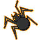 Halloween Moving Spider Animated arrow cursor