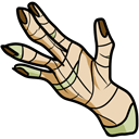 Halloween Mummy & Hand arrow cursor