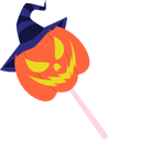 Halloween Pumpkin Stick Animated hand cursor