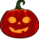 Halloween Smiling Jack-O-Lantern Animated hand cursor