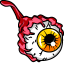 Halloween Spooky Eyeball Animated arrow cursor