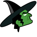 Halloween Witch & Broom Animated hand cursor