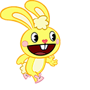 Happy Tree Friends Cuddles Animated arrow cursor