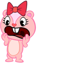 Happy Tree Friends Giggles Animated hand cursor