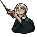 Harry Potter Draco Malfoy & Origami hand cursor