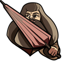 Harry Potter Hagrid & Piece of Cake hand cursor