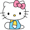 Hello Kitty Animated hand cursor