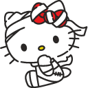 Hello Kitty Halloween Mummy arrow cursor