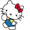 Hello Kitty Thumbs Up Animated hand cursor