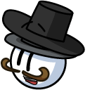 Henry Stickmin Reginald Copperbottom Animated hand cursor