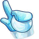 Icy hand cursor