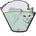 If It Fits I Sits Cat hand cursor