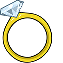 Jewelry Ring & Diamond Animated arrow cursor