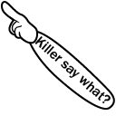 Killer Say What? Meme Animated arrow cursor