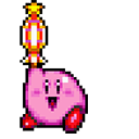 Kirby with Umbrella Animated arrow cursor