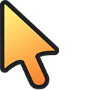 Lamp Light Gradient arrow cursor