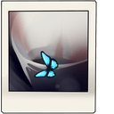 Life is Strange Blue Butterfly hand cursor