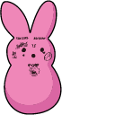 Lil Peep & Peeps Bunny arrow cursor