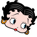 Looney Tunes Betty Boop Winking Animated arrow cursor