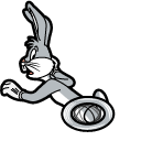 Looney Tunes Bugs Bunny Animated arrow cursor