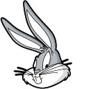 Looney Tunes Bugs Bunny & Carrot hand cursor