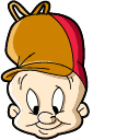 Looney Tunes Elmer Fudd & Double-Barreled Shotgun hand cursor