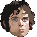 LOTR Frodo Baggins & Sting Sword hand cursor