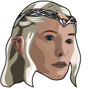 LOTR Galadriel & Phial Animated hand cursor