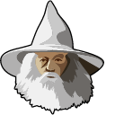 LOTR Gandalf the Grey & Wizard Staff hand cursor