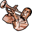 Louis Armstrong hand cursor