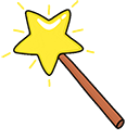 Magic Wand Animated arrow cursor