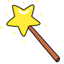 Magic Wand Animated hand cursor