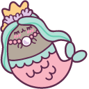 Mermaid Pusheen hand cursor