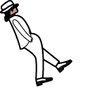 Michael Jackson Moonwalk Animated arrow cursor