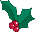 Mickey Mouse & Christmas Holly arrow cursor