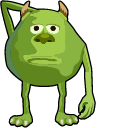 Mike Wazowski-Sulley Face Swap Meme arrow cursor