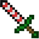 Minecraft Christmas Sword arrow cursor