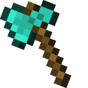 Minecraft Enchanted Diamond Axe hand cursor