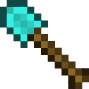 Minecraft Enchanted Diamond Shovel hand cursor