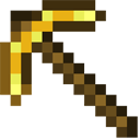 Minecraft Enchanted Golden Pickaxe Animated hand cursor